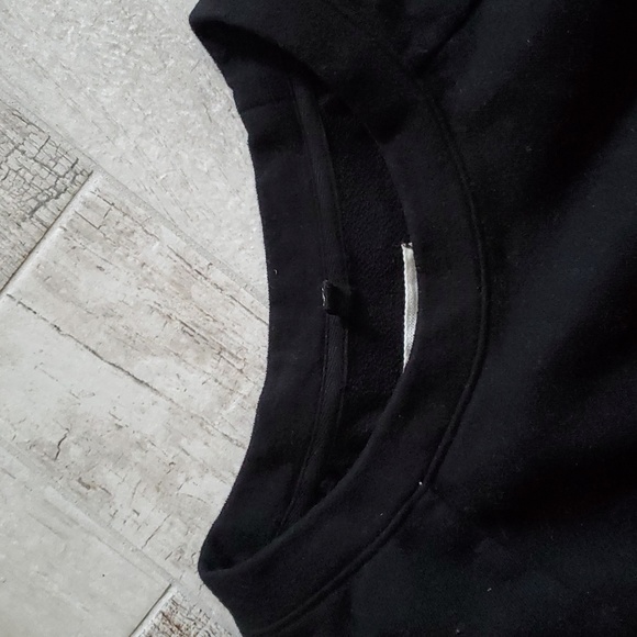 Lou and Grey Women's Small Black Cotton Tunic Length Sweatshirt - Picture 4 of 5